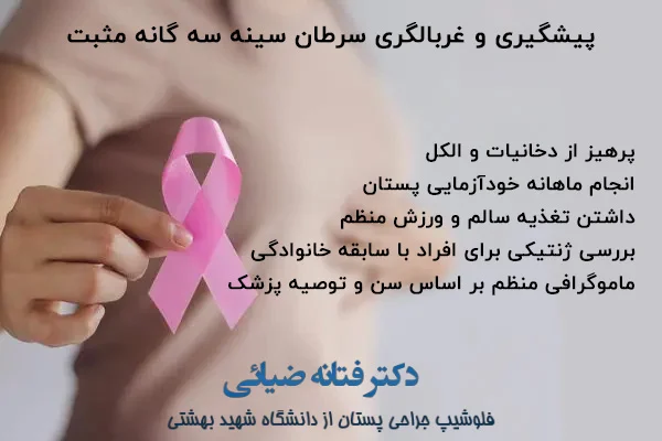 اطلاعات درباره پیشگیری و غربالگری سرطان پستان