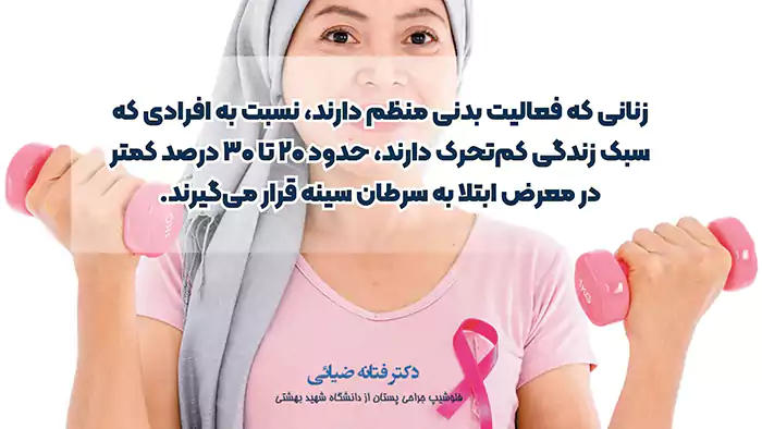 ورزش برای مبارزه با سرطان سینه